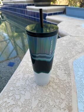 Blue&White Tumbler Cup🤍
